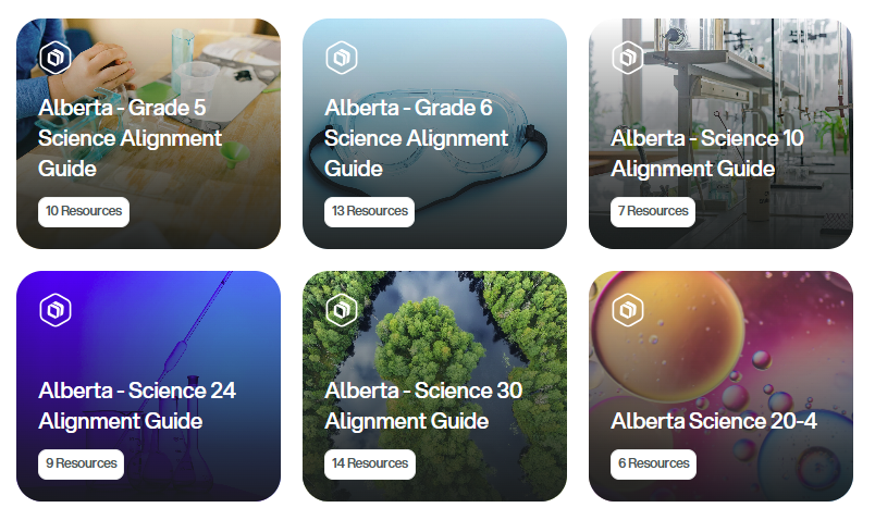 Six images of Alberty Science Columbia Curriculum Guides